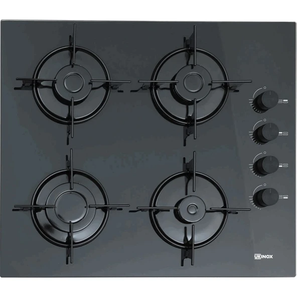 UKINOX SİYAH CAM ANKASTRE SET ( Carlo 60 Siyah Cam Aspratör + Dolce 60  Siyah Cam Ocak + Smart 3000 Siyah Ankastre Fırın) - Resim 4