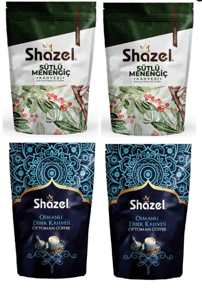 Shazel Menengiç ve Dibek Kahvesi 200 g 4'lü Set ürün görseli 1
