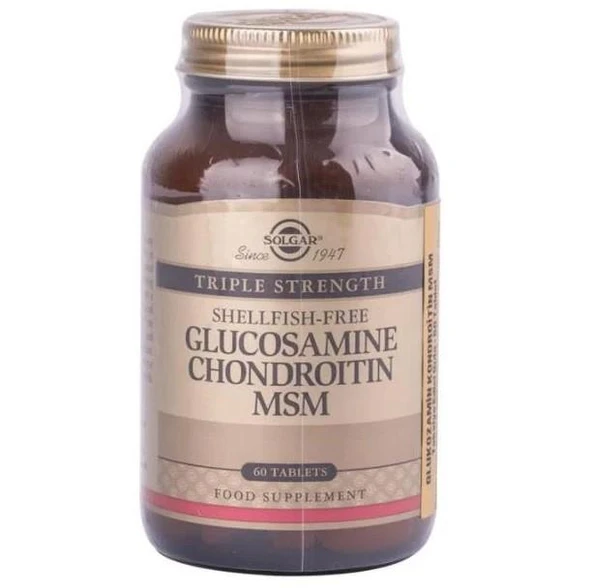 Solgar Glucosamine Chondroitin MSM 60 Tablet ürün görseli 1