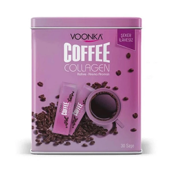 Voonka Coffee Collagen Cream 30 Saşe Kolajen Takviyesi - Diş Beyazlatıcı Köpük Hediye ürün görseli