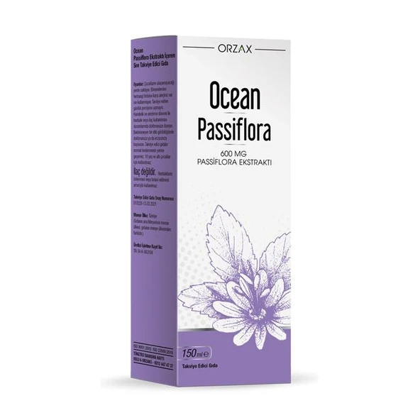 Orzax Ocean Passiflora Şurup 150 ml ürün görseli