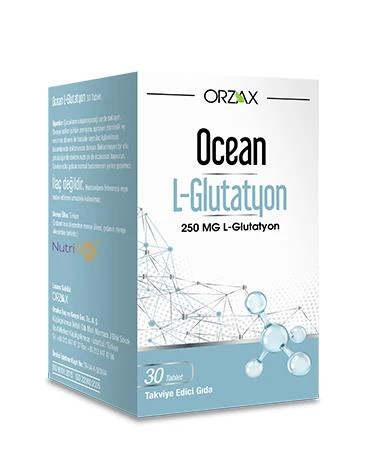 Orzax Ocean L-Glutathione 250 mg 30 Tablet Takviye Edici Gıda ürün görseli
