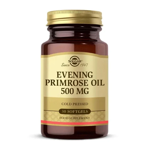Solgar Evening Primrose Oil 500 mg 30 Softjel - Diş Beyazlatıcı Köpük Hediye ürün görseli 1