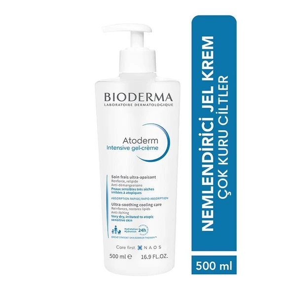 Bioderma Atoderm Intensive Gel Creme 500 ml - Diş Beyazlatıcı Köpük Hediye ürün görseli 1