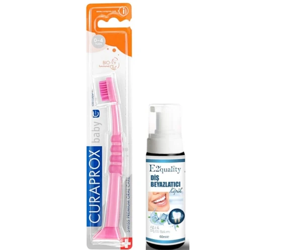 Curaprox Baby 4260 Diş Fırçası 0-4 Yaş- Diş Beyazlatıcı Köpük Hediye ürün görseli