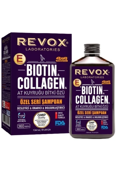 Revox At Kuyruğu Biotin Collagen Şampuan 360 Ml ürün görseli 1