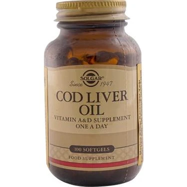 Solgar Cod Liver Oil 100 Kapsül ürün görseli 1