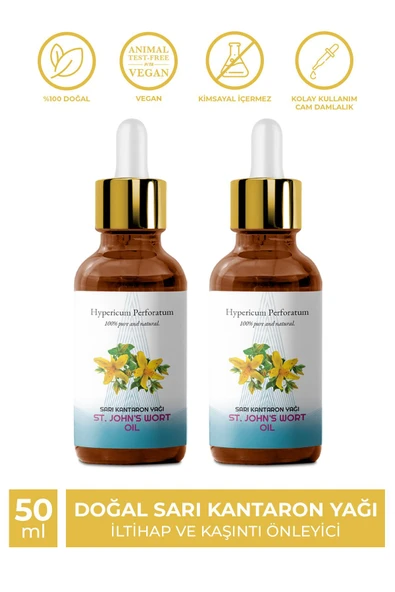 PROCLİS %100 Doğal Sarı Kantaron Yağı 50 ml 2 Adet - Resim 2