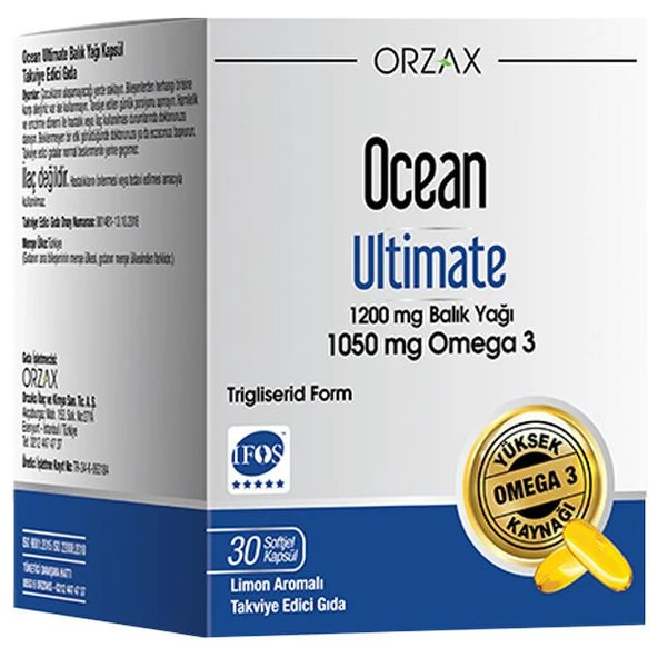 Orzax Ocean Ultimate 30 Kapsül ürün görseli 1