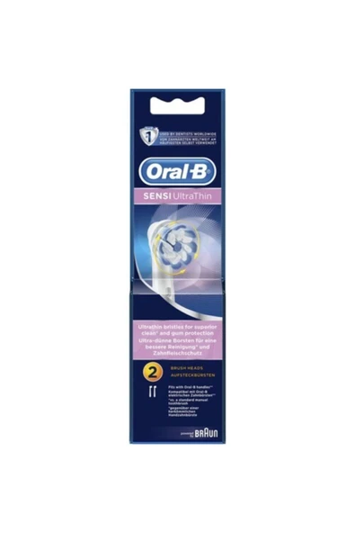 Oral-B Ultra Thin Yedek Başlık 2'li ürün görseli