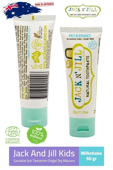 Jack And Jill Jack N Jıll Doğal Milkshake Aromalı Diş Macunu - Resim 2