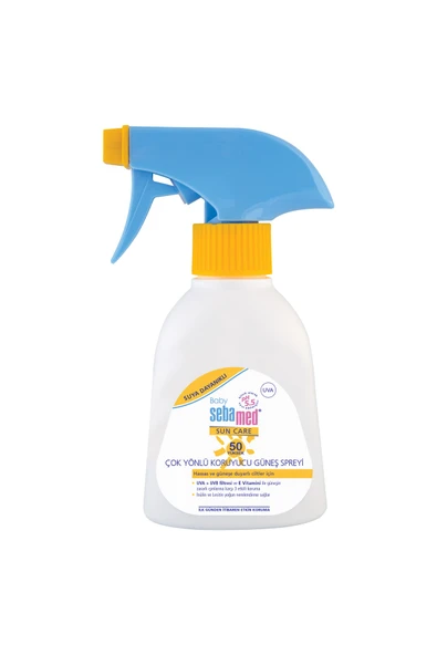 Sebamed Bebekler İçin Suya Dayanıklı Çok Yönlü 50 SPF Bebek Güneş Spreyi 200 ml ürün görseli 1