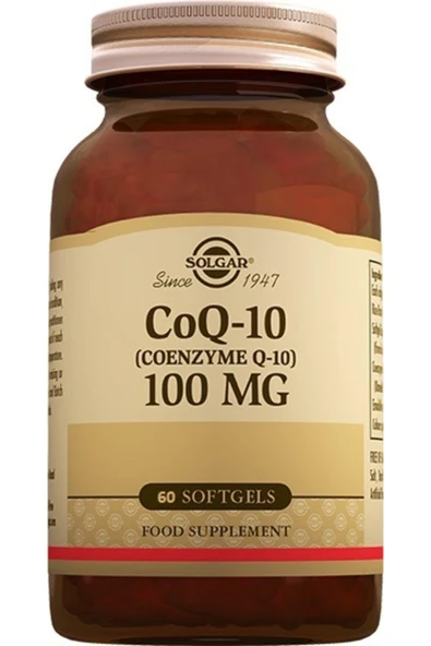 Solgar Coenzyme Q-10 100 mg 60 Kapsül ürün görseli 1