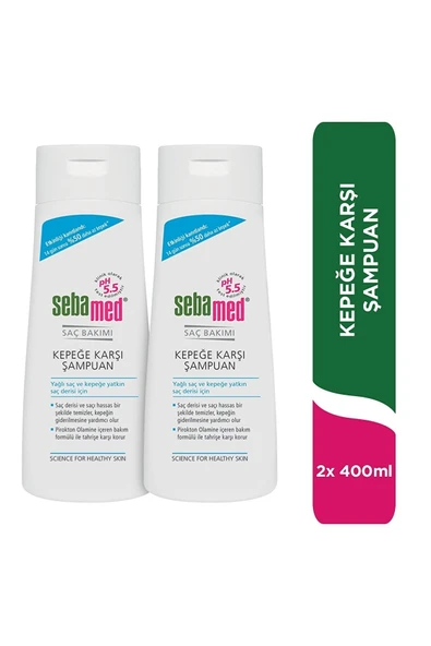 Kepek Karşıtı Şampuan&saç Bakımı (sabun&alkali Içermez) Ph 5.5 400 Ml X 2 Adet. ürün görseli 1