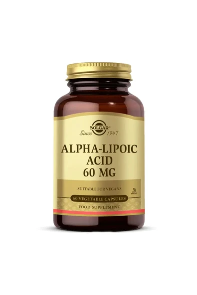 Alpha Lipoic Acid 60 mg 60 Kapsül ürün görseli 1