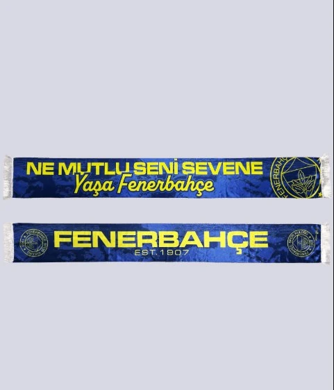 Fenerbahçe Orijinal Lisanslı Ne Mutlu Seni Sevene Atkı ürün görseli 1
