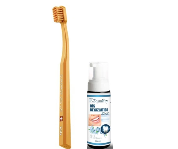 Curaprox Kids Ultra Soft Diş Fırçası - Diş Beyazlatıcı Köpük Hediye ürün görseli