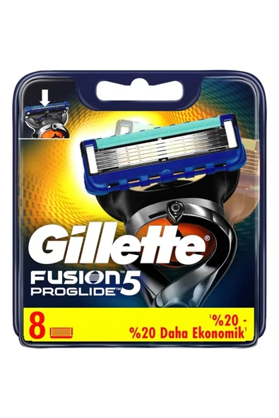Fusion Proglide Yedek Tıraş Bıçağı 8'li ürün görseli 1