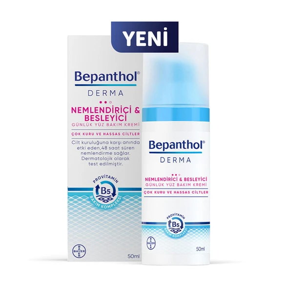 Bepanthol Derma Nemlendirici Besleyici Yüz Bakım Kremi 50 ml ürün görseli