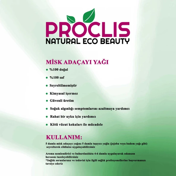 Proclis 2 Adet %100 Doğal Havuç Tohumu Yağı, Cam Şişe 10 ml - 5