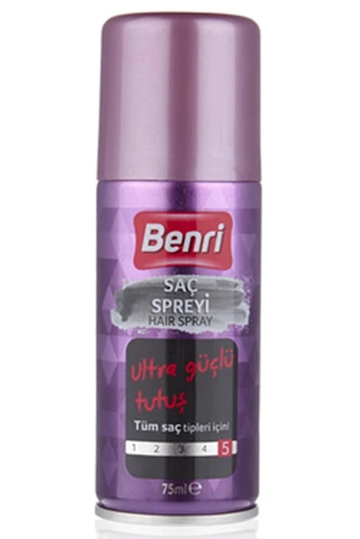 Benri Saç Spreyi Ultra Güçlü Tutuş 75 ml ürün görseli 1