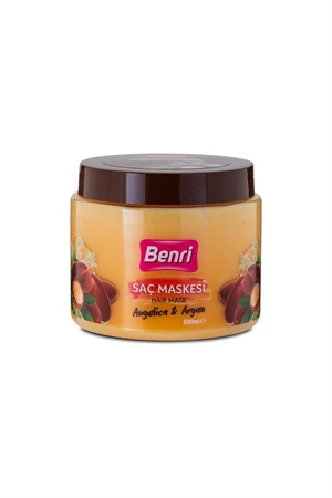 Benri Besleyici Saç Maskesi Angelica & Argan 500 ml - 1