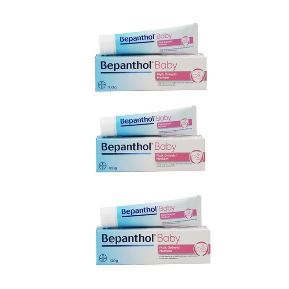 Bepanthol Baby Pişik Önleyici Merhem 100 Gr -3 ADET- SKT:07/2028 ürün görseli