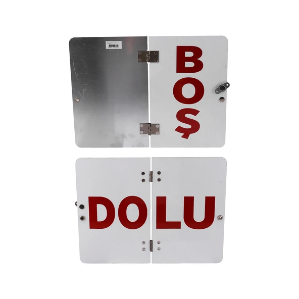 ADR Metal BOŞ- DOLU Uyarı Levhası 40x30 cm Reflektörlü Parlayan Katlanır Uyarı Levha 1 Adet ürün görseli