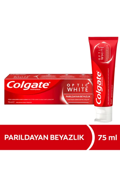 Optic White Parıldayan Beyazlık Beyazlatıcı Diş Macunu 75 Ml ürün görseli