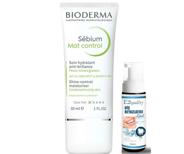 Bioderma Sebium Mat Control 30ml- Diş Beyazlatıcı Köpük Hediye ürün görseli 1