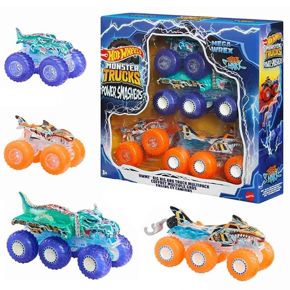 Hot Wheels Monster Trucks Power Smashers Multi Paket HYJ29 - 1