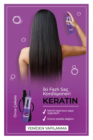 Morfose Keratin Fön Suyu 220 ml 2 Adet Saç Maskesi Hediyeli - 5