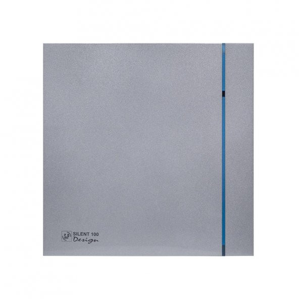 Silent 100 Crz Silver Design Soler Palau Banyo Aspiratör Havalandırma Fanı Debi 85 m3 Dekoratif Banyolar Tasarruflu Estetik AGMair Agm Havalandırma
