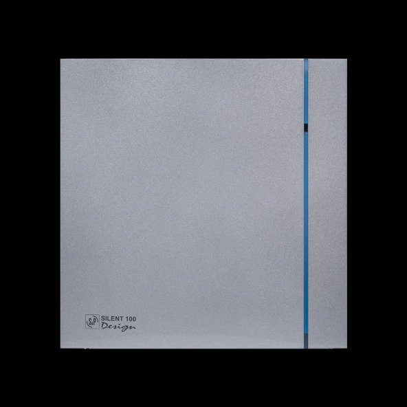 Silent 100 Crz Silver Design Soler Palau Banyo Aspiratör Havalandırma Fanı Debi 85 m3 Dekoratif Banyolar Tasarruflu Estetik AGMair Agm Havalandırma - 5