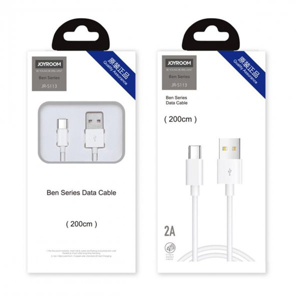 Joyroom Jr S113 Ben Serisi 2A iPhone Lightning 2 Metre  Hızlı Şarj Kablosu - 3