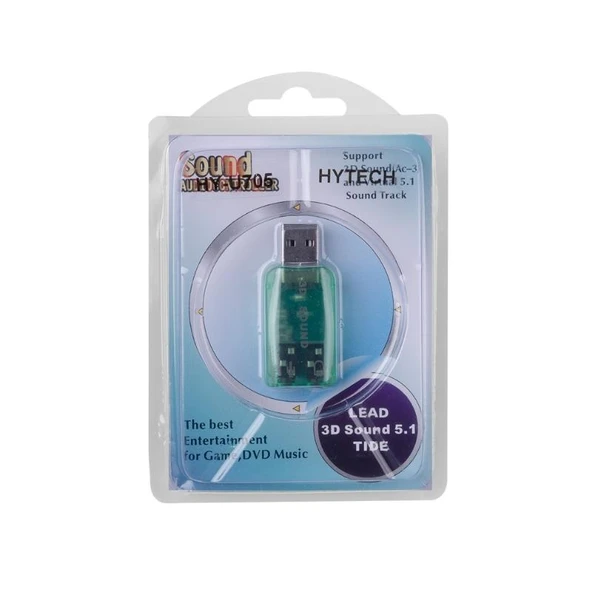 Hytech HY-U705 Usb Ses Kartı, 5.1 Dual Channel - 3