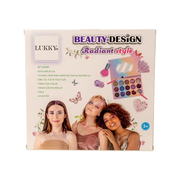Lukky Parlak Güzellik Tasarım Seti - Resim 2