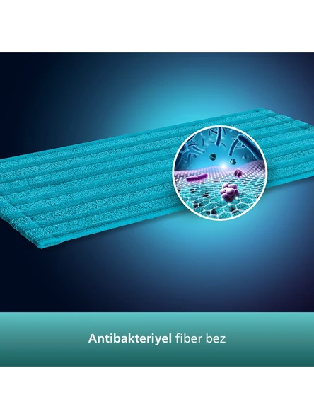 Philips Speedpro Max Aqua Plus Kablosuz Dikey Süpürge, Aqua Başlık, Led Başlık,  XC8349/01 - Resim 8