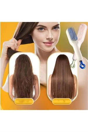 Yeni Nesil Kendiliğinden Temizlenen Saç Fırçası – Pratik Temizlik Sunan, Zaman Tasarrufu Sağlayan Tarak - Resim 7