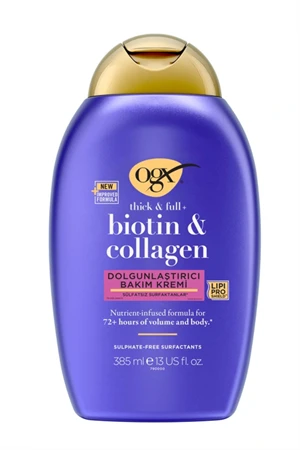 Dolgunlaştırıcı Biotin & Collagen Saç Bakım Kremi 385 ml ürün görseli 1