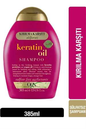 Kırılma Karşıtı Keratin Oil Şampuan 385 ml - 1