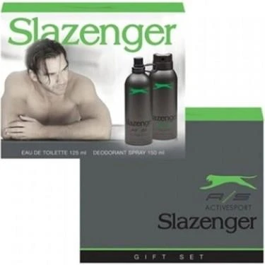 Slazenger Parfüm Edt 125ml + 150ml Erkek Deodorant Kofre Set Yeşil - Diş Beyazlatıcı Köpük Hediye ürün görseli