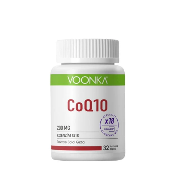 Voonka CoQ10 200mg 32 Yumuşak Kapsül ürün görseli