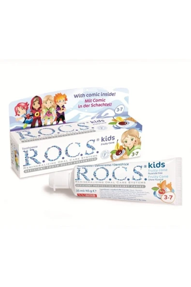 Kids Meyve Külahı 3-7 Yaş Diş Macunu 45 gr ürün görseli