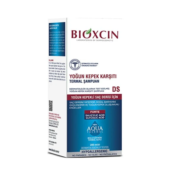 Bioxcin Aqua Thermal Yoğun Kepek Karşıtı Şampuan Ds 200ml - Diş Beyazlatıcı Köpük Hediye ürün görseli 1