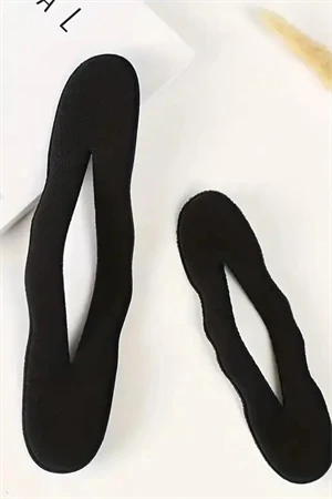 1 Adet Minimalist Dikdörtgen Saç Maşası Bandı – Kolay Topuz & Isısız Bukle Yapıcı - Resim 4