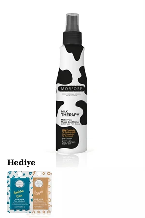 Morfose Milk Therapy Çift Fazlı Fön Sütü 220 ml 2 ADET Saç Maskesi Hediyeli - 2