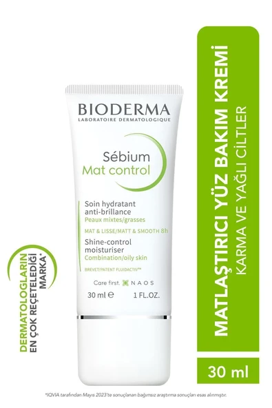 SEBIUM MATTE CONTROL SKIN RENEWAL ANTI-SHINE CREAM 30 ML GKHAİR329 ürün görseli 1