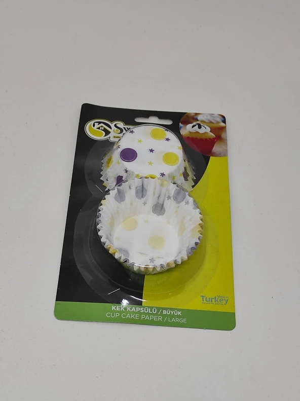 Kek Kapsülü Büyük Kağıt Kek Kapsülü Mini Tart Kek Kapsülü Muffin Ekler Kalıbı Yıldız