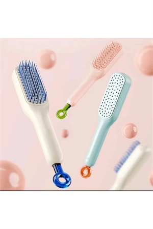 Yeni Nesil Kendiliğinden Temizlenen Saç Fırçası – Pratik Temizlik Sunan, Zaman Tasarrufu Sağlayan Tarak - Resim 2